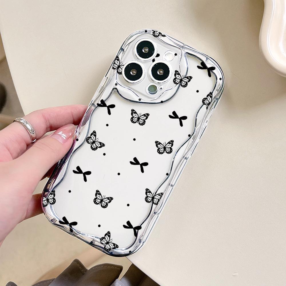 For Honor 90Lite X6B X8 Infinix Hot 30 40i 40Pro Smart8 Vivo V27 V29e V30e Moto G84 Fashion Girl Cream Texture Soft Silicone Full Lens Protect Casing