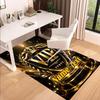 1PC Custom Name VIP Golden Emblem Theme Floor Mat Ideal for Living Room, Game Rooms, Office, Bedroom,Floor Mat Playful Design