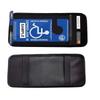 For Car Disabled Warning Plate Organizer Sun Visor Hanging Bag Multifunctional Storage Car Card Organizer Clip