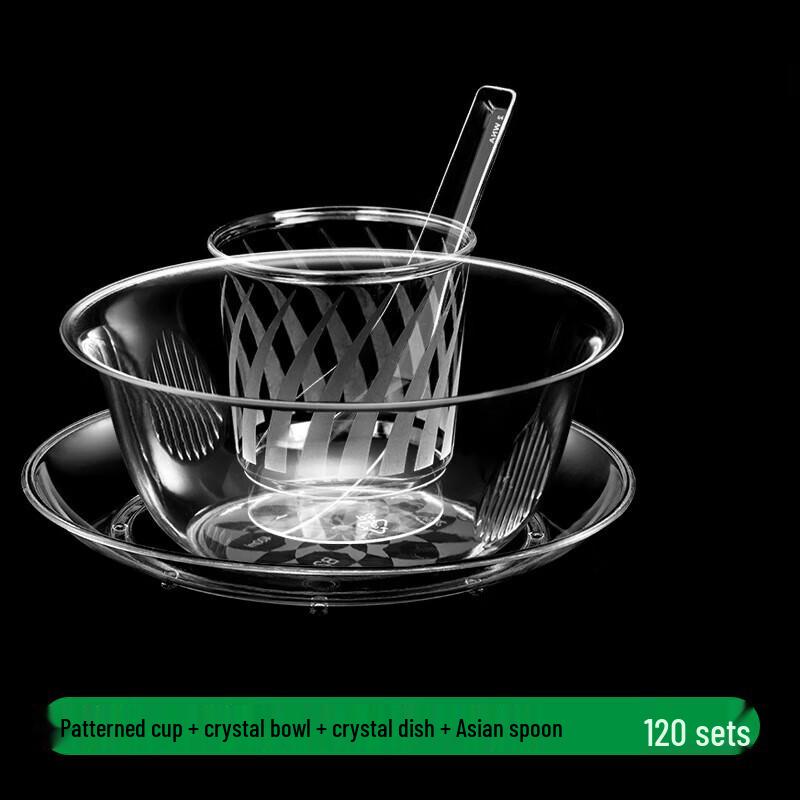 Jinyuan Disposable Plastic Tableware Set