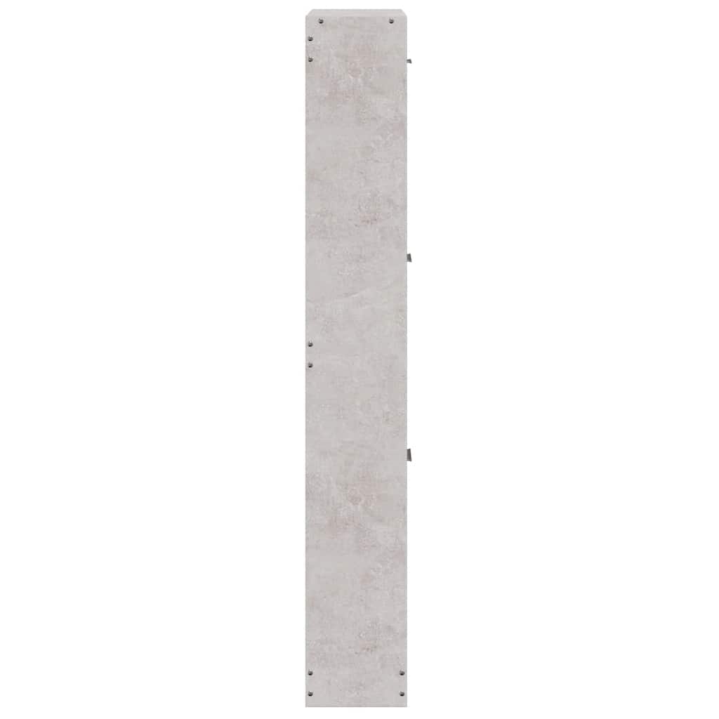 Vidaxl Szafka Na Buty, Szarość Betonu, 59X17X108 Cm