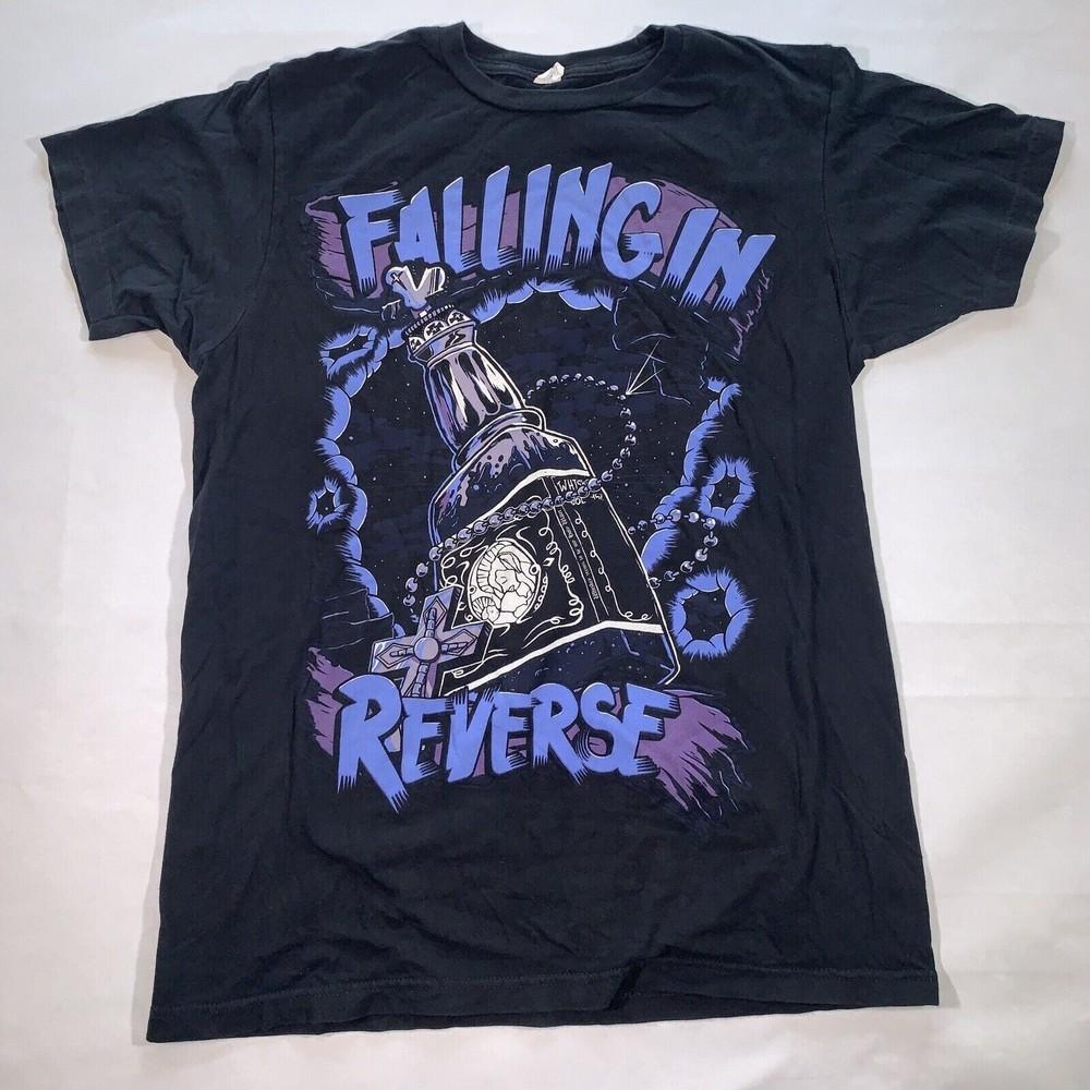 Vintage Falling In Reverse Black Cotton All size S345XL TShirt 2HRC98 Unisex T-Shirt