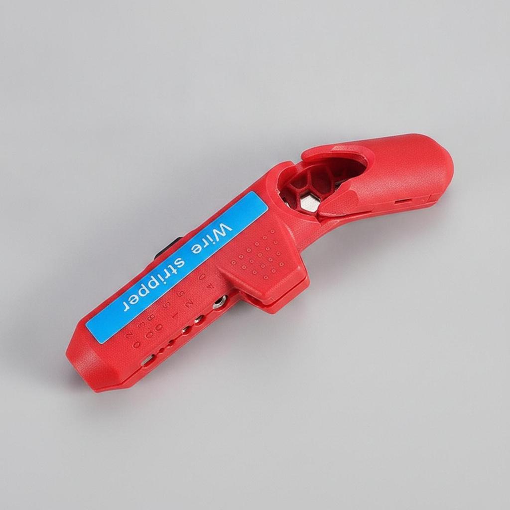 Wire Hand Tool Calibrated Jacket Removal Locking Device for Home Wiring