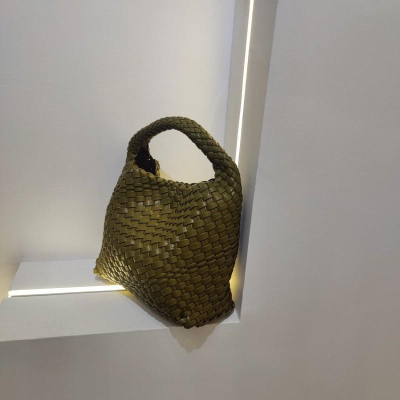 Yi Jinyuan Hand-woven Bag 2023 Small Handbag Cross-section Group Light Luxury Women's Handheld