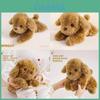 Cute Blue Tuan Tuan Dog Pillow Plushie With Short Fur For Home Decor And Gifts