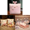 Car Pillow Blanket With Plush Cover For Office Napping Girls Home Car Use