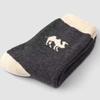 5 Pairs Lot Winter Wool Socks Male Men's Super Thicker Solid Merino Plush Women's Socks Against Cold Snow Terry Warm Socks