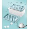 Ice Cube Tray with Lid - 62 Round Ice Balls Maker, BPA-Free, Space-Saving Stackable Ice Molds for Freezer, Easy Release Ice Trays for Cocktails &
