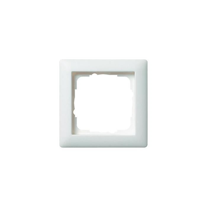Cadre de protection - Gira - 1 prise - Blanc pur mat - Plastique - Intérieur