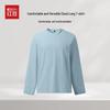Hodo Men's Drapey Cotton Long Sleeve T-shirt