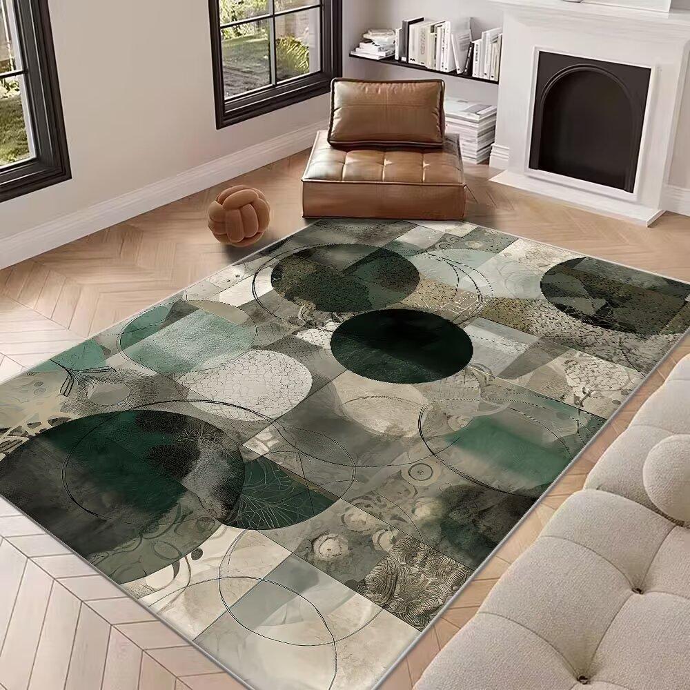 New Abstract Carpet for Living Room Nordic Decoration Home Sofa Big Size Rugs Geometric Bedroom Bedside Soft Floor Mat Non-slip