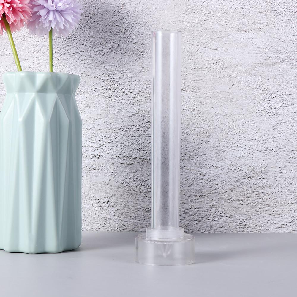 Wedding Supplies Match Large Cylinder Rib Plastic Handmade Long Pole Soap Making Stripe Candle Mold