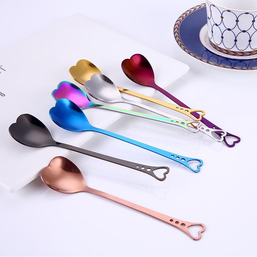 304 Stainless Steel Love Coffee Spoon Cake Spoon Stirring Spoon