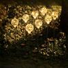 Outdoor Solar Energy Ball Reed Lamp Garden Garden Decoration Floor Lamp Luminous Copper Wire Ball Lamp Lawn Lamp