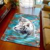 3D Print Animal Jungle Tiger Art Carpet Non-slip Floor Fluffy Floor for Bedroom Rug Funny Family Friend Gift Home Decor Doormat