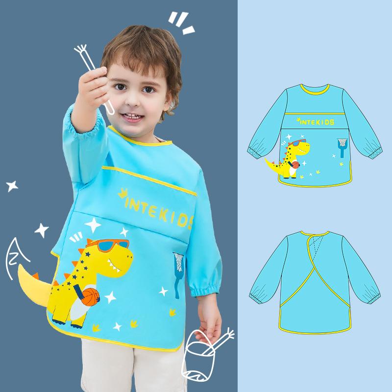 Kinder Cartoon Einhorn Schürze Jungen Mädchen Küche Kochen Backen Malen Kochen Kunst Lätzchen Mode Schürze Baby Lätzchen