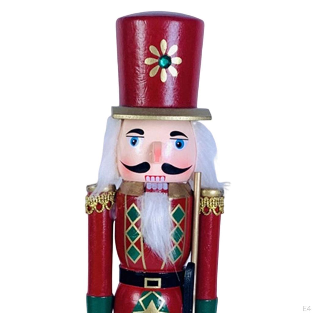 Nutcracker Soldier Figurine Party Favors Sculpture for Bookshelf Desktop