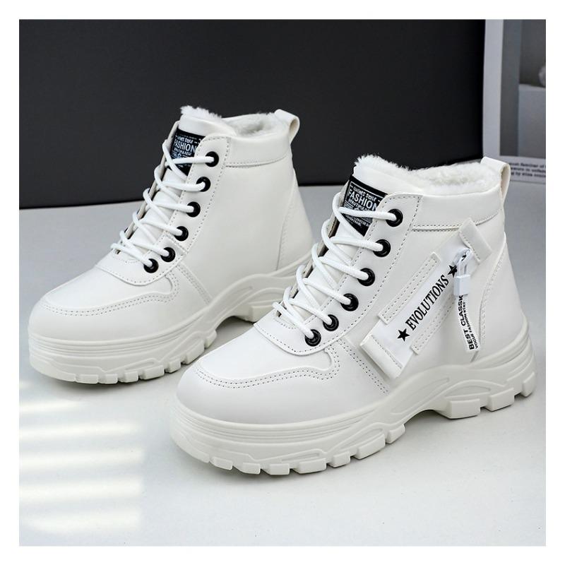 Women's Cross-border Height Increasing Cotton Boots, New Plus Size Fashion Thick Sole Comfort Long Boots, Cold-proof Warm Winter Boots