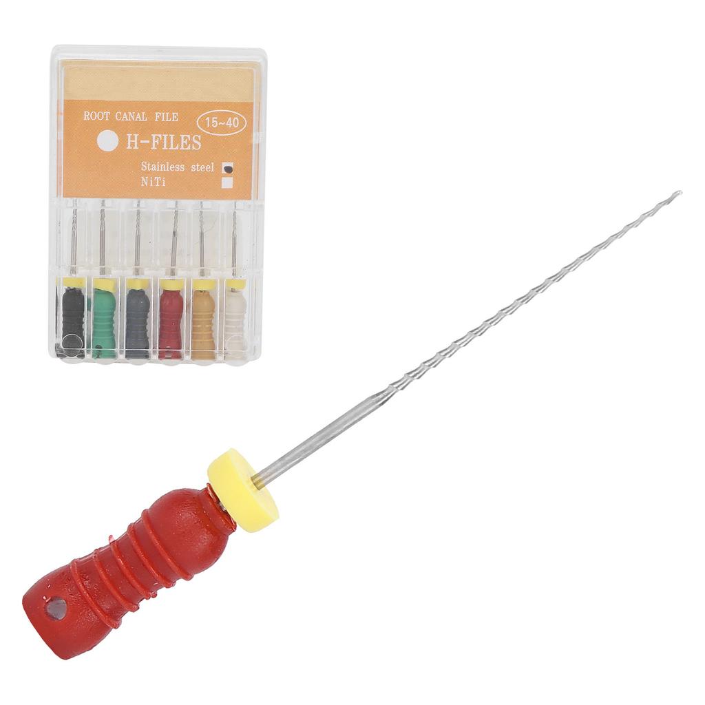 Professional Stainless Steel Root Canal Files Portable Dental Endodontics File Accessory(H File )