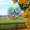 Metall Windspiel Lebhaftes Libellen Design Bunte Gartendekoration Kein Strom Benötigt Perfektes Geschenk für Muttertag Geburtstage Einweihung