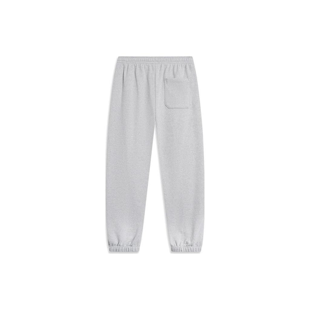 Li Ning Badfive Einfarbig Locker Geschnittene Jogginghose Sporthose Herren Unterteile Hellgrau AKLT843-2