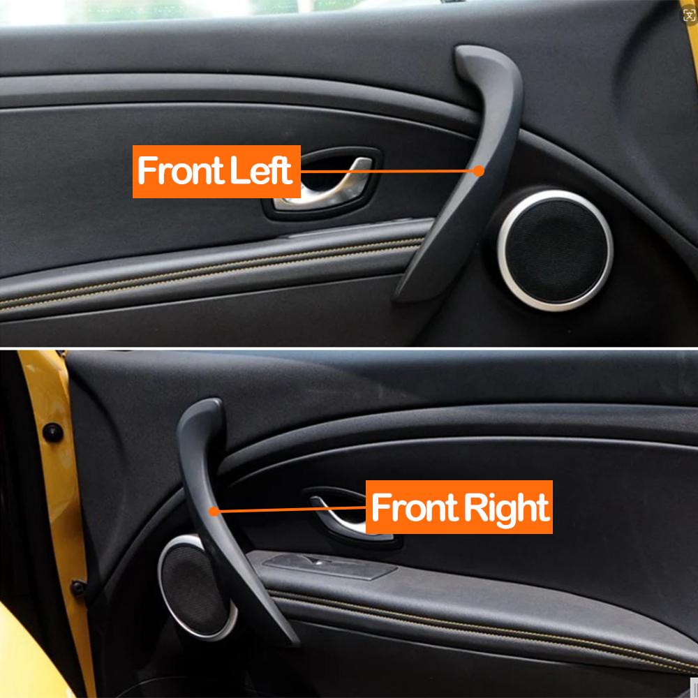 Interior Car Front Left Right Door Pull Handle Replacement Kit For Renault Megane 3 MK3 Fluence 2008-2016 186011772 197012651