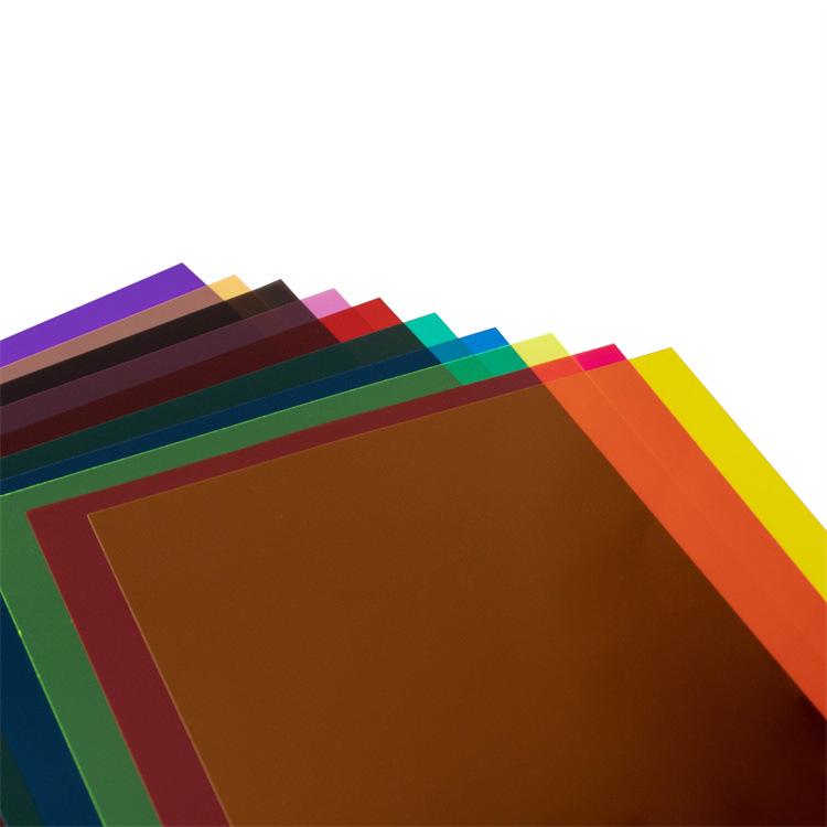 A4 Transparent Color Plastic Sheet for Lampshade - PVC Film Board