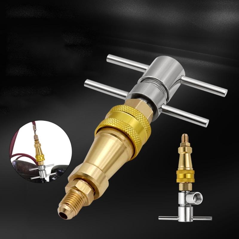 Kühlschrank Kältemittel Nachfülladapter Schnellkupplung Kühlschrank Schnellverbinder für Rohrleitungsreinigung Baggerwerkzeug