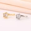 Trendy Five-Pointed Star Nose Stud, Personalized Adjustable, Free Piercing Nose Clip, Fashionable And Versatile, Simple Star Nose Accessories