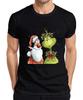 Grinch Santa Claus Funny Christmas Gift Vintage Men's T-Shirt