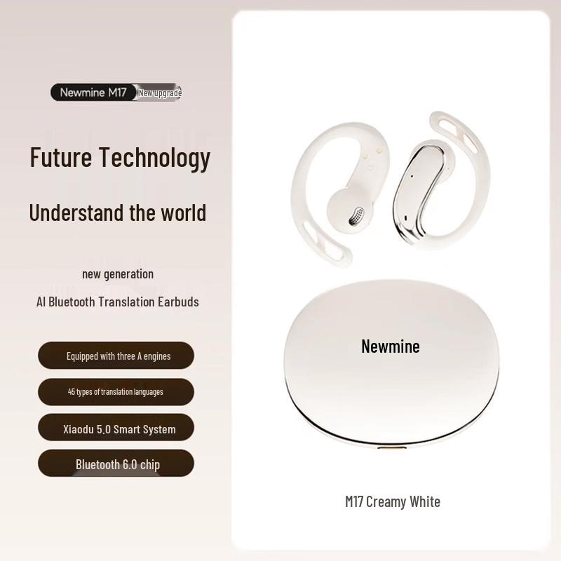 

Newmine M17 AI Translation Open-Ear Bluetooth Headphones
