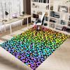 1PC Leopard print Extra Large Non Slip Floor carpet, Office, family, Studio   Large Area Rug Indoor Rugs, Bold Statement Piece