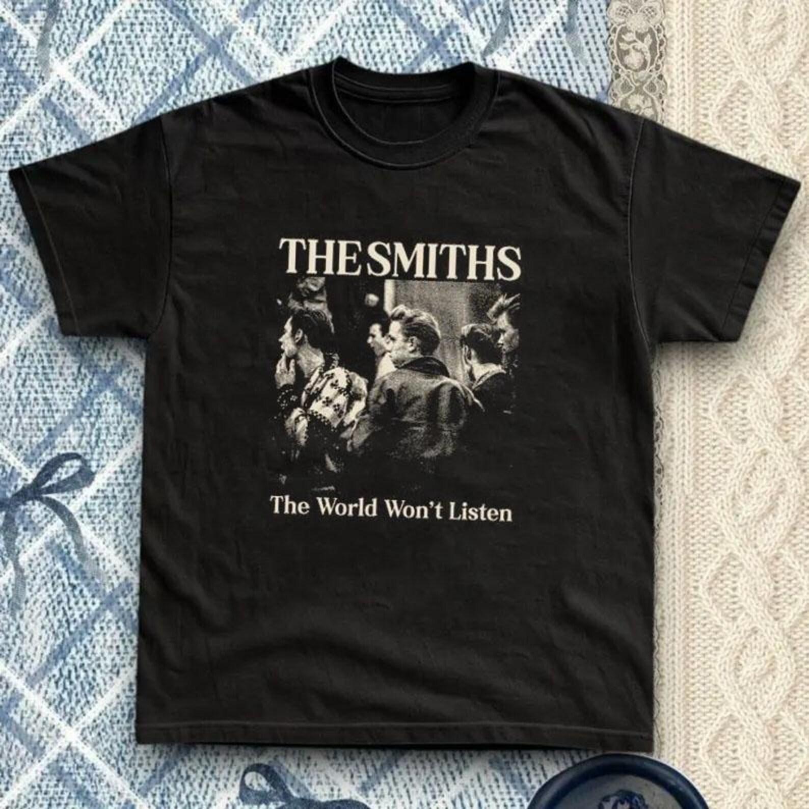 The Smiths band T-Shirt, 90s Alt Rock Tee, , Goth Clothing, Retro T-Shirt Unisex Cotton S