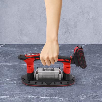 21V 2000mAh Instrument de instalare a plăcilor Mașină de vibrații Ventuză Vibrator de mână Nivelare a plăcilor Așezare 6 viteze cu 2 baterii