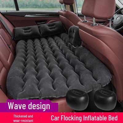 Letto Gonfiabile per Auto a Doppio Uso - Materasso Floccato in PVC per Casa, Auto e Viaggi all'Aperto