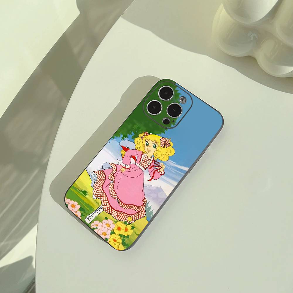 

Classic Cartoon-Sweet C-andy C-andy Phone Case For iPhone 17,16,15,14,13,12,Pro Max, Lightweight and practical Soft Black Cover iPhone12