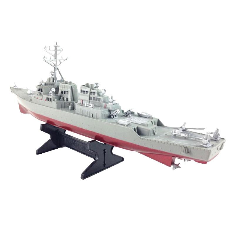 Mini Military Warship Toy Set: Battleship, Destroyer, Submarine, Aircraft Carrier Sand Table Ornament for Kids