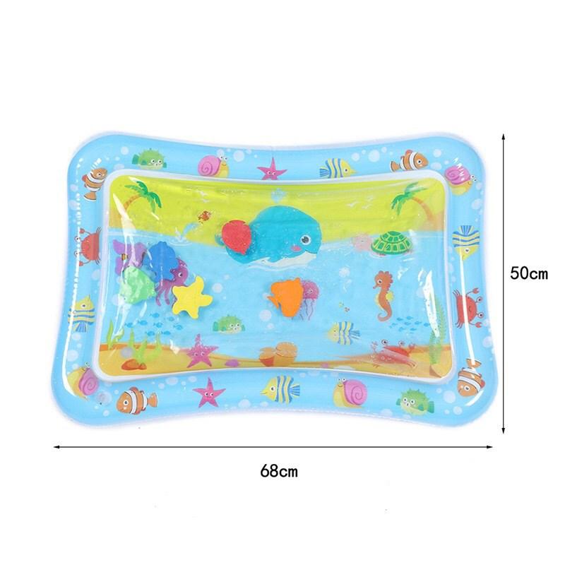 

Tummy Time Baby Water Mat Infant Toy Inflatable Play Mat Love