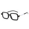 SHAUNA Fashion Square Sunglasses Women Shades UV400 Vintage Rivets Men Punk Clear Gradient Sun Glasses