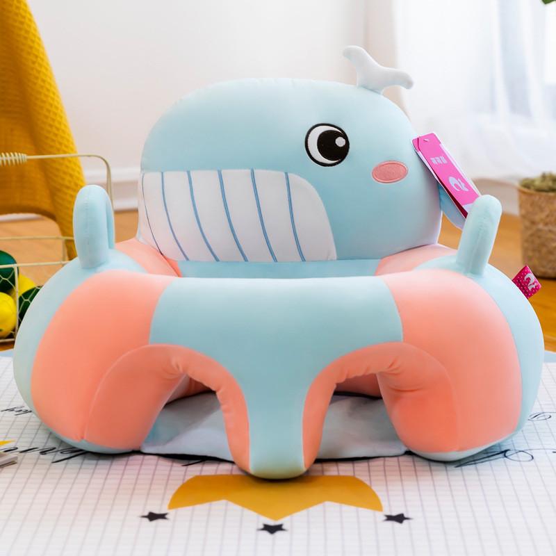 Filled Cartoon Animal Plush Kids Chair Whales Mice Anti Fall Newborns Toddler