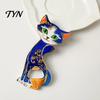 Cat Bottle Opener Fridge Magnet, Vintage Cartoon Kitten Decorative Magnetic Opening Tool for Home Bars and Kitchen Durable Beer