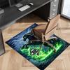 Borussia Monchengladbach Logo Printed Absorbent Washable Carpet, Non-Slip Bathroom Mats, Kitchen Rugs, Yoga Mat,Living Room Entrance, Camping Picnic R
