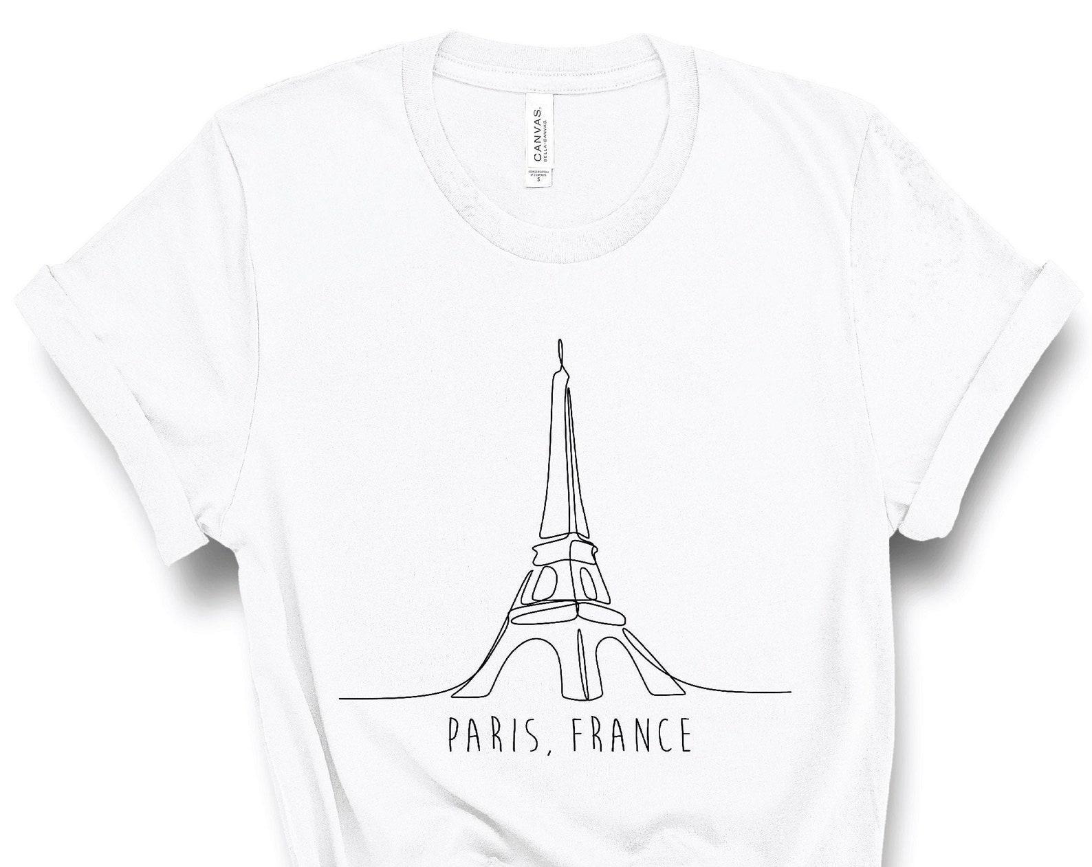 Paris Shirt, Bonjour Shirt, Eiffel Tower Shirt, Paris France, Paris Gift, Travel Shirt, France Shirt, French Shirt, Unisex T-Shirt 3XL