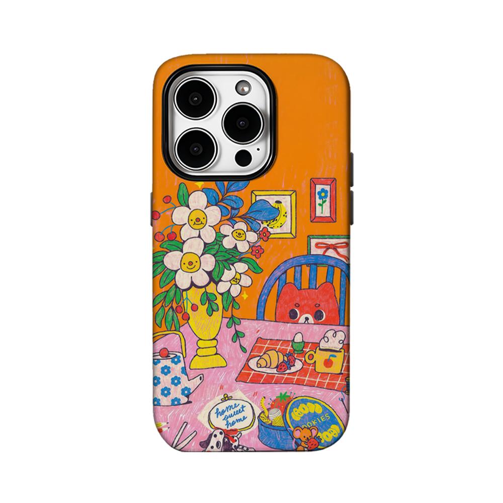 

Orange Kitten House Phone Case for IPhone 16 15 14 13 12 11 X XS XR XSMAX 7 8 Pro Max Plus Double-layer Back Cover IPHONEXSMAX
