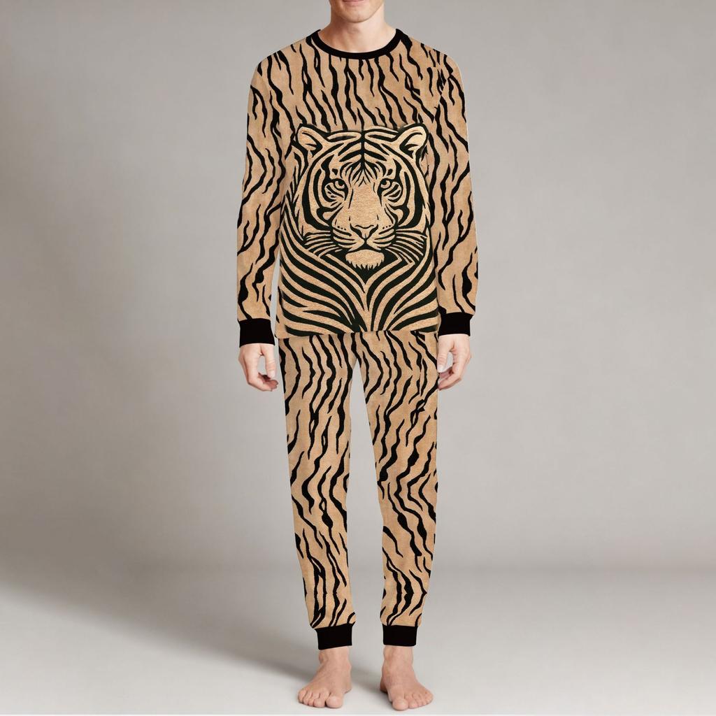 1116 Hot Sale New Christmas Loungewear Family Wear Parent-Child Pajama Printed Set on 1116
