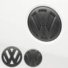 For VOLKSWAGEN VW 1Pc 3D ABS Car Front Logo Grille Badge Trunk Badge For Volkswagen Polo 2011-2013 6R0853600A 35D853630 Auto Rep