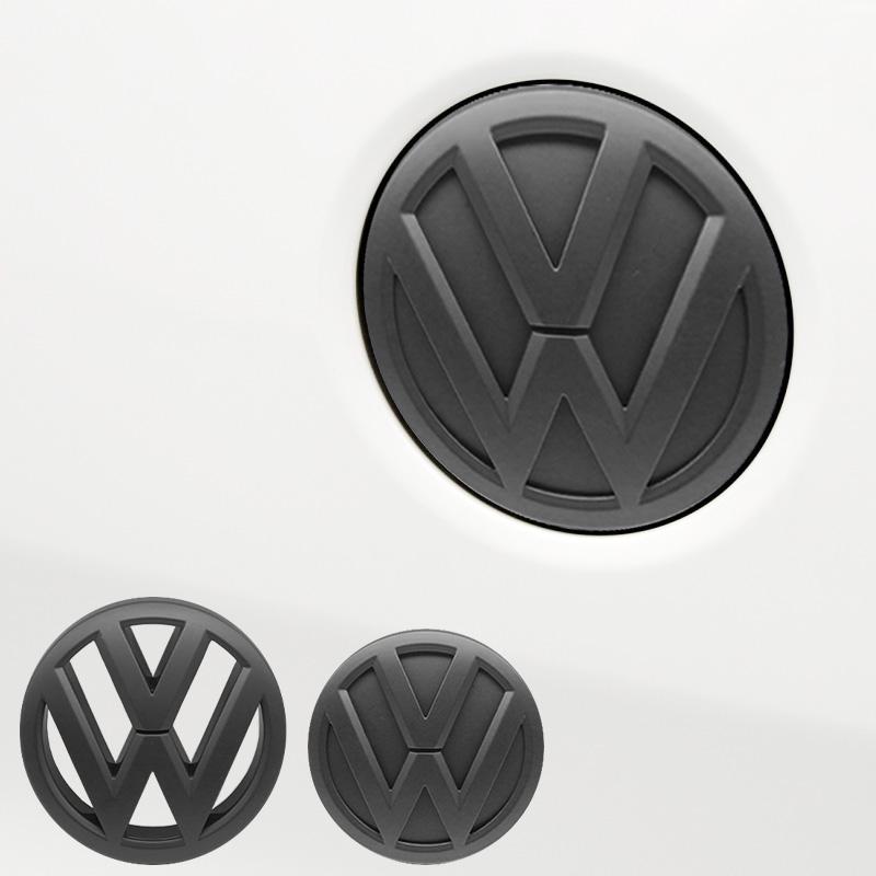 For VOLKSWAGEN VW 1Pc 3D ABS Car Front Logo Grille Badge Trunk Badge For Volkswagen Polo 2011-2013 6R0853600A 35D853630 Auto Rep