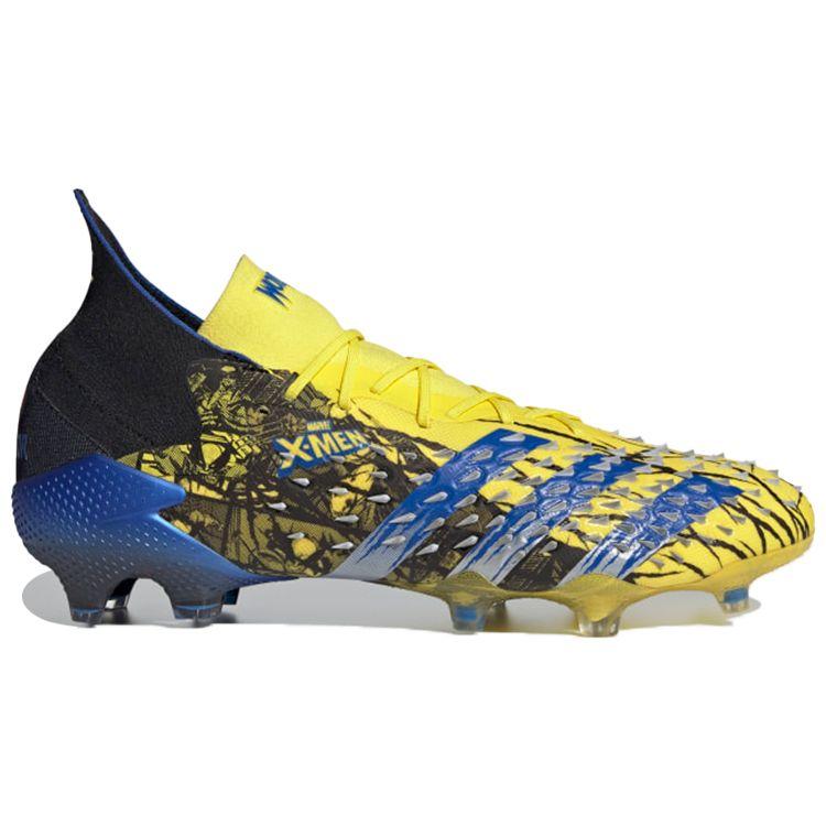 Adidas Marvel X Predator Freak.1 FG Wolverine Men Sneakers Yellow Bright-Yellow Blue FY1119