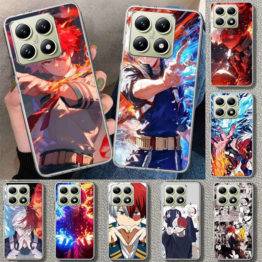 Todoroki Shoto MHA My Hero Phone Case Cover for Xiaomi Redmi Note 15 14 13 12 11 Pro Plus 14S 12S 11S 11T 11E 10S 10 Customized