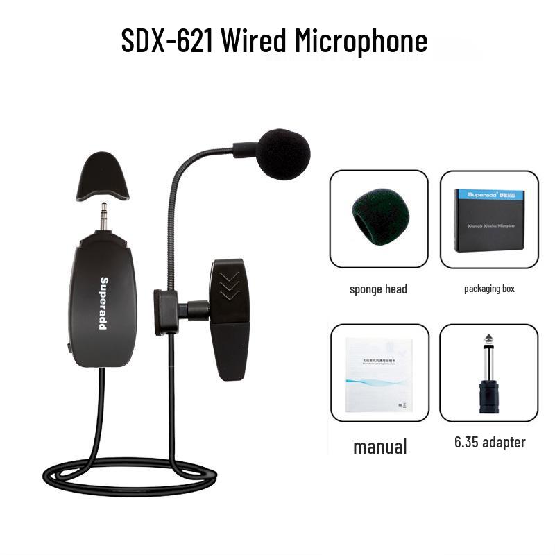 

Wired Saxophone & Clarinet Pickup Microphone for Stage Performance